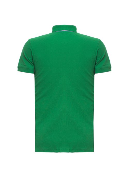 Camisa Polo Verde Militar Lisa Aleatory