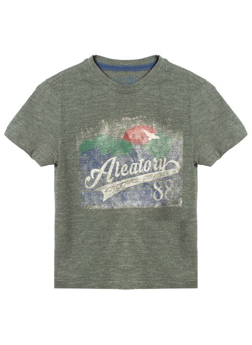 Camiseta Aleatory Infantil Estampada Adventure Explorer