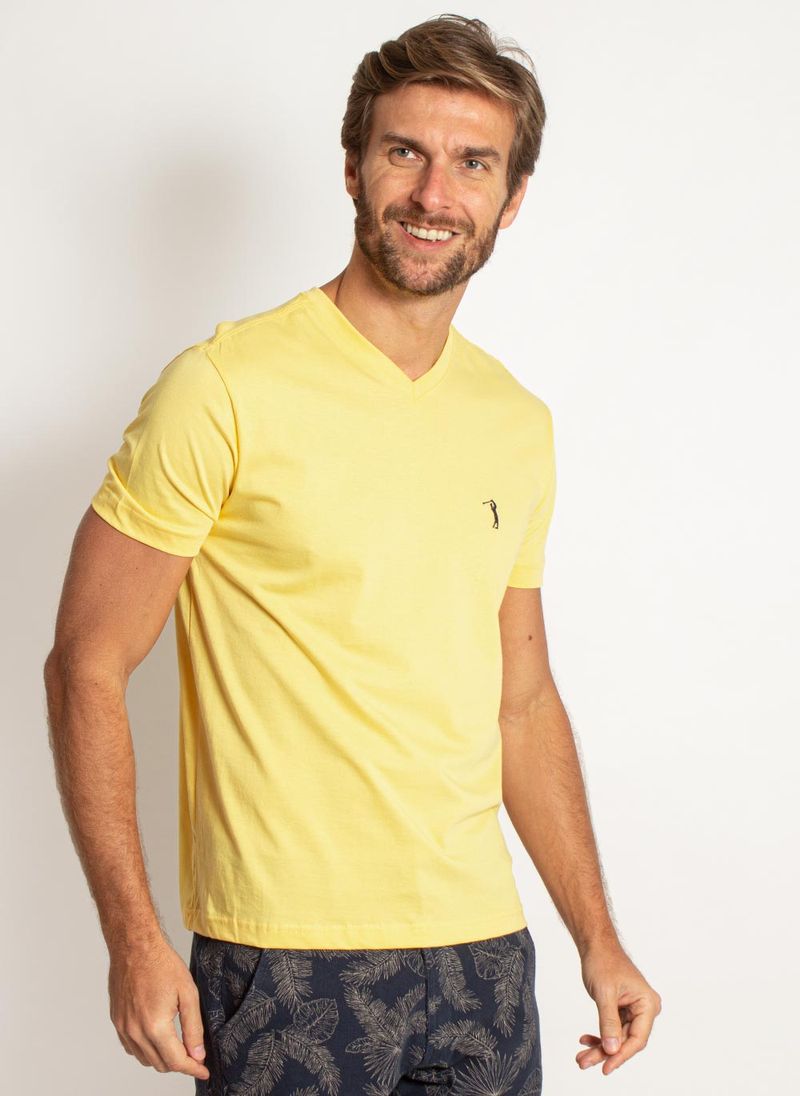camiseta-aleatory-masculina-lisa-gola-v-amarela-modelo-2019-4-
