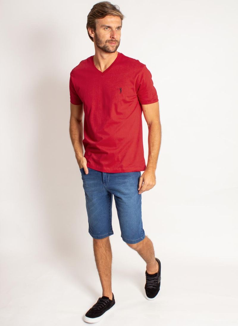 camiseta-aleatory-masculina-lisa-gola-v-vermelho-modelo-2019-3-