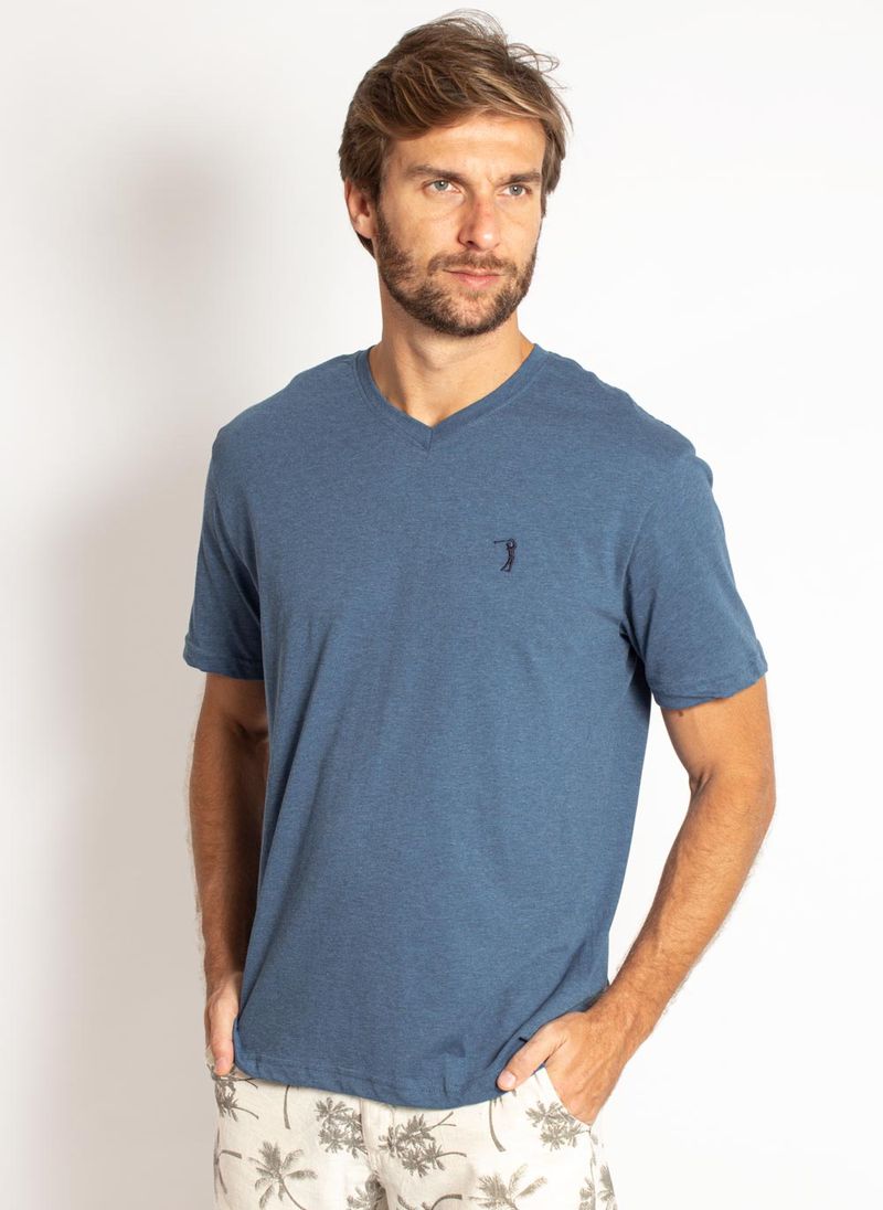 camiseta-aleatory-masculina-lisa-gola-v-mescla-azul-modelo-2019-5-