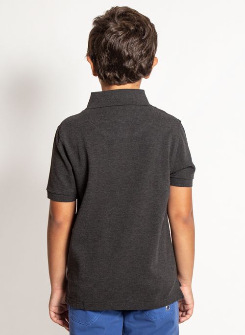Camisa Polo Aleatory Infantil Lisa Mescla