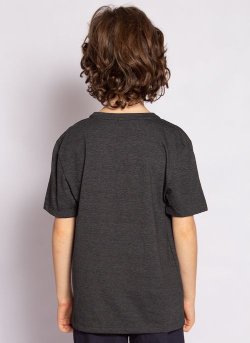 Camiseta Aleatory Infantil Gradient Chumbo