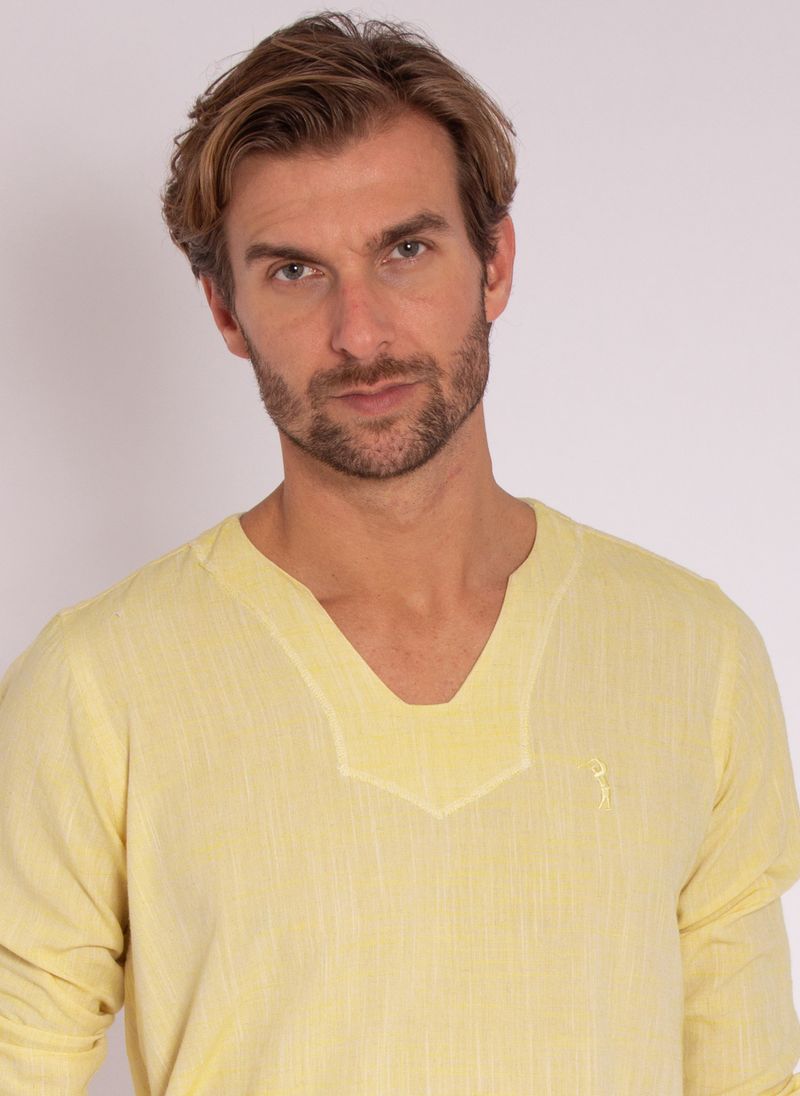 camisa-aleatory-masculino-linho-calm-amarelo-modelo-1-
