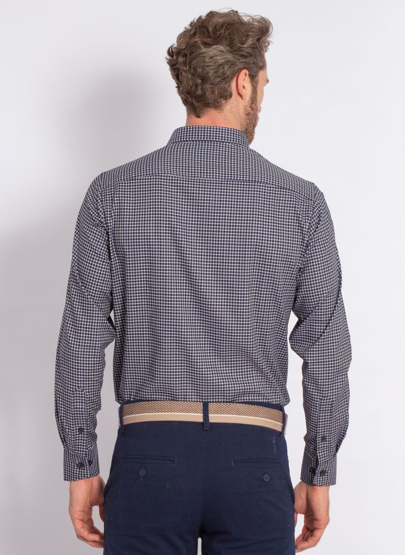 camisa-aleatory-masculina-xadrez-tech-strech-prove-marinho-modelo-2-