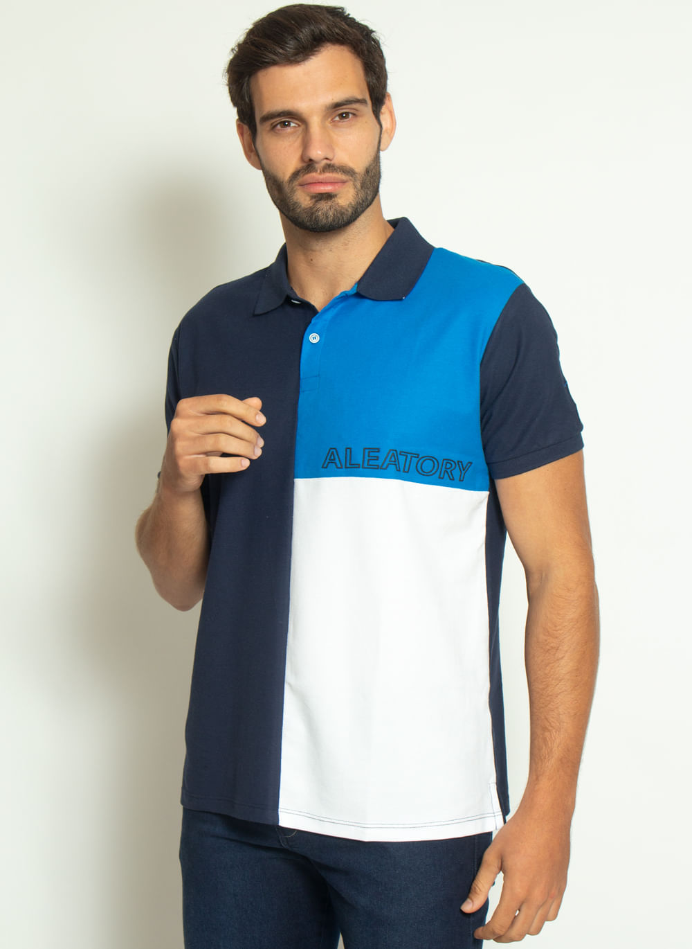 camisa-polo-aleatory-piquet-sundown-azul-modelo-4-