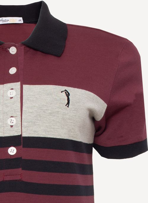 Vestido Aleatory Listrado Prime Vinho