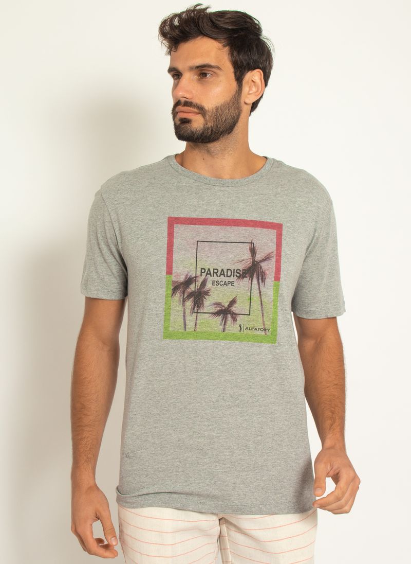 Camiseta-Estampada-Aleatory-Paradise-Cinza-Cinza-P