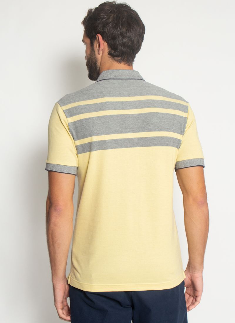 Camisa-Polo-Aleatory-Listrada-Piquet-Binado-Window-Amarela-Amarelo-M