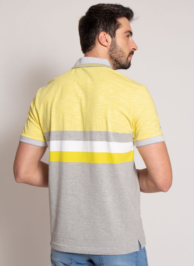 Camisa-Polo-Aleatory-Listrada-In-Amarela-Amarelo-M