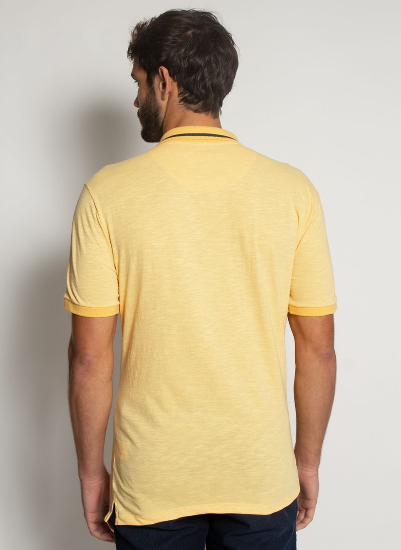 Camisa-Polo-Aleatory-Free-Amarela-Amarelo-P