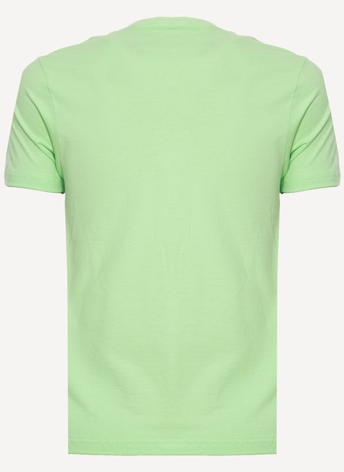 Camiseta Aleatory Gola V Básica Verde