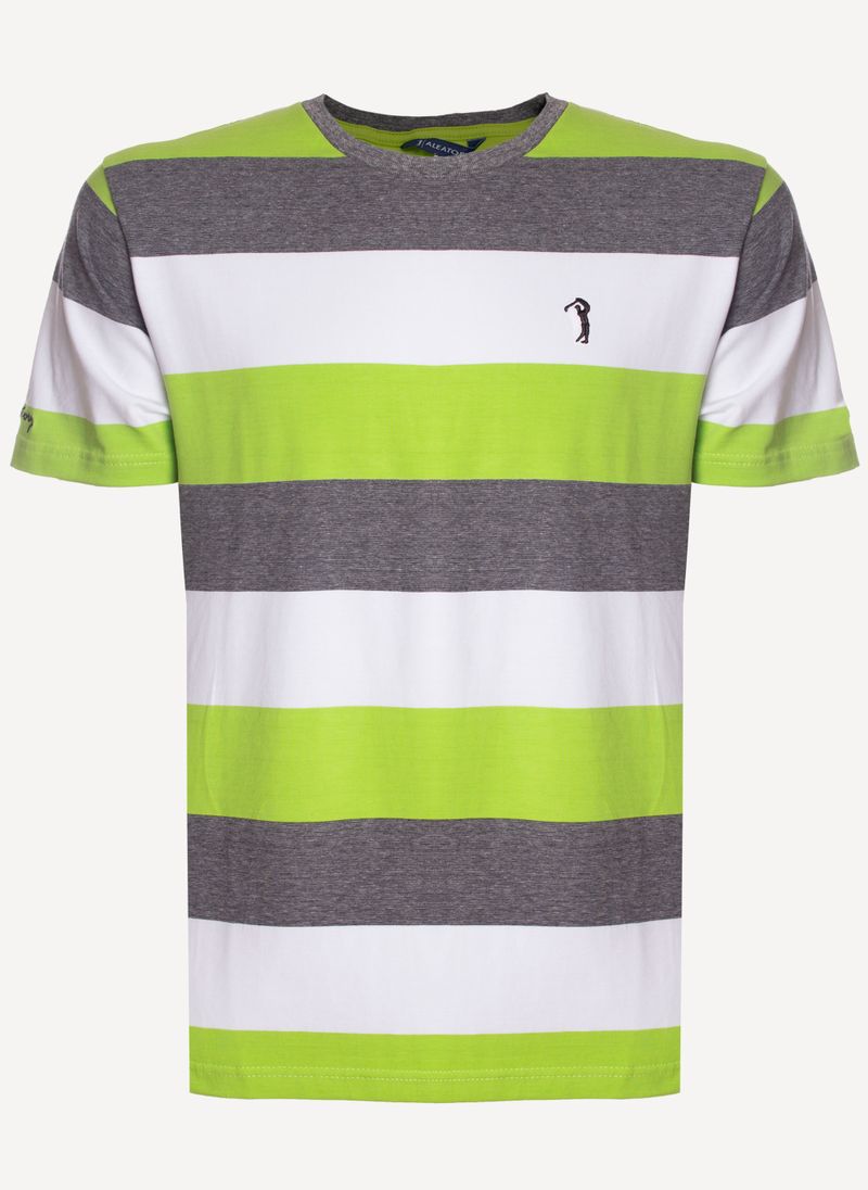 Camiseta-Aleatory-Listrada-Kick-Verde-Verde-M