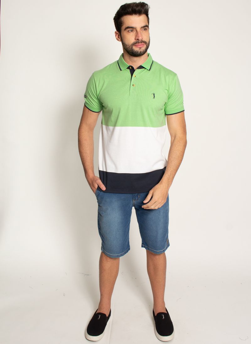 Camisa-Polo-Aleatory-Listrada-Cool-Verde-Verde-P