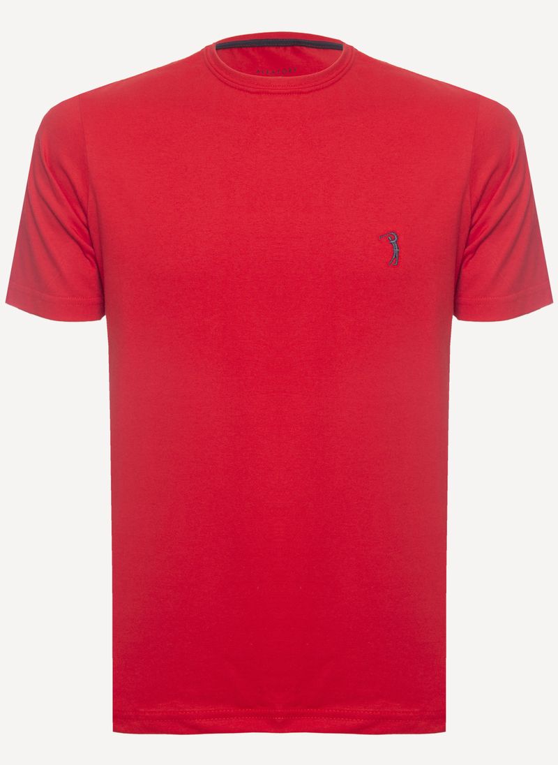 Camiseta-Aleatory-Basica-Lisa-Plus-Size-Vermelha-Vermelho-XGGG