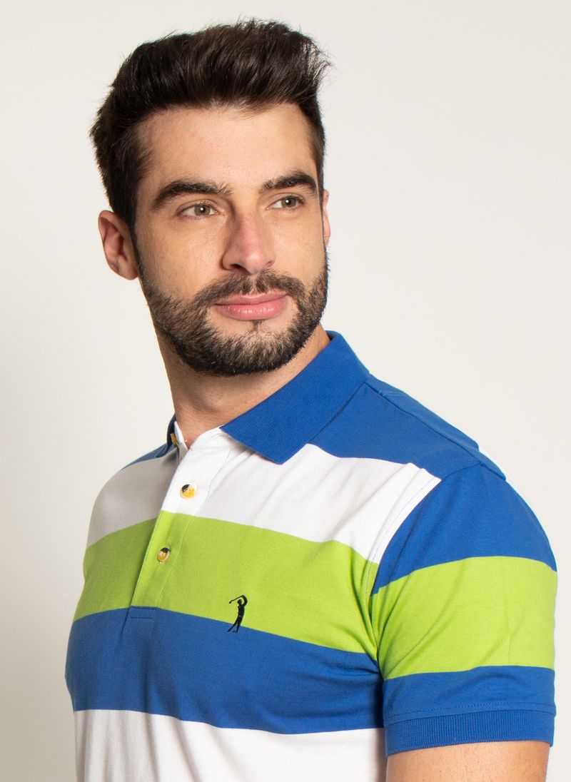 Camisa-Polo-Aleatory-Listrada-Flash-Verde-Verde-P