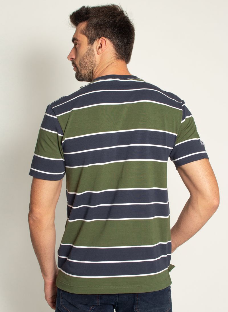 Camiseta-Aleatory-Listrada-Plus-Size-Shadow-Verde-Verde-XGG