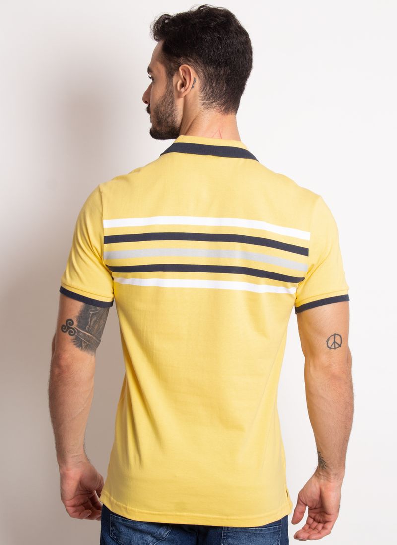 Camisa-Polo-Aleatory-Listrada-Lines-Amarela-Amarelo-M
