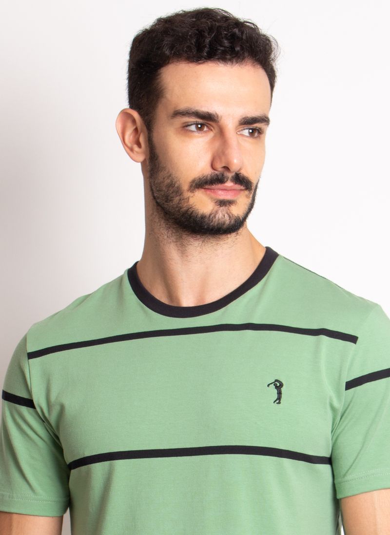 Camiseta-Aleatory-Listrada-Creative-Verde-Verde-M