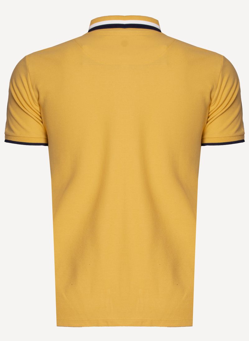 Camisa-Polo-Aleatory-Recortada-Shoulder-Amarela-Amarelo-P