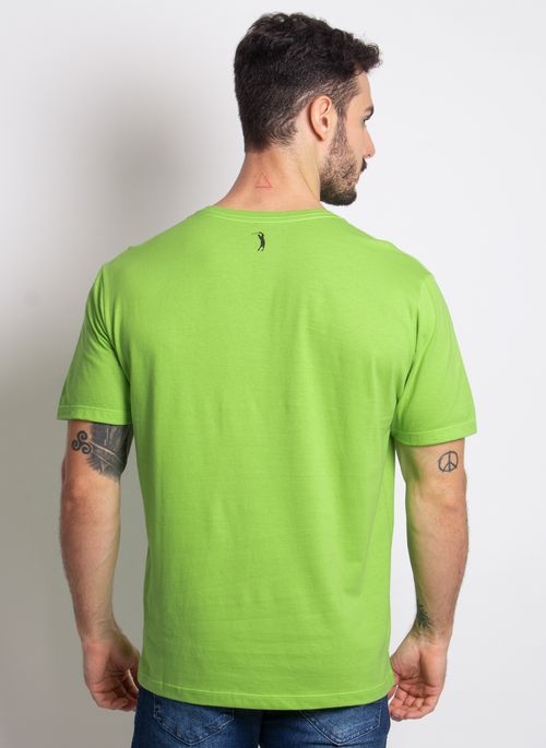 Camiseta Estampada Aleatory Kayak Verde