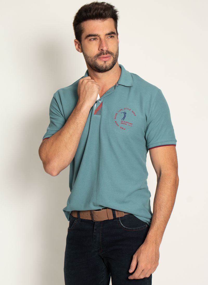 Camisa-Polo-Aleatory-Piquet-Find-Your-Game-Azul-Azul-P