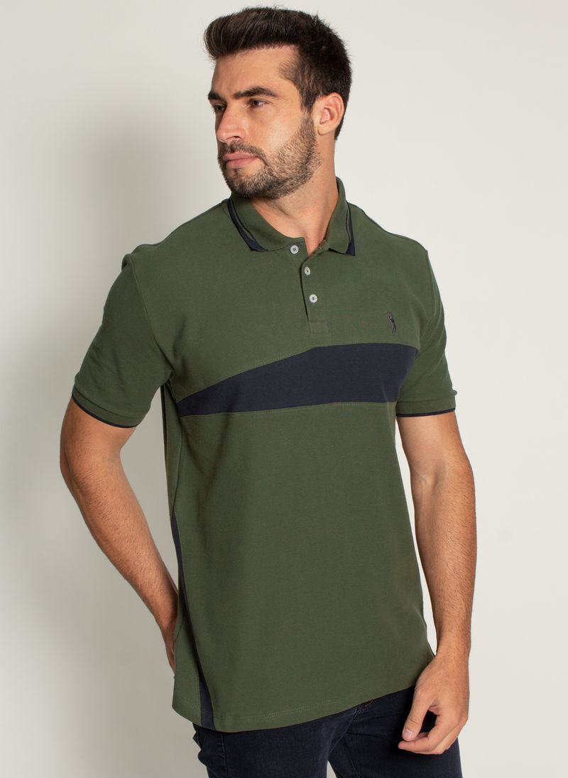 Camisa-Polo-Aleatory-Piquet-Recortada-Hit-Verde-Verde-P