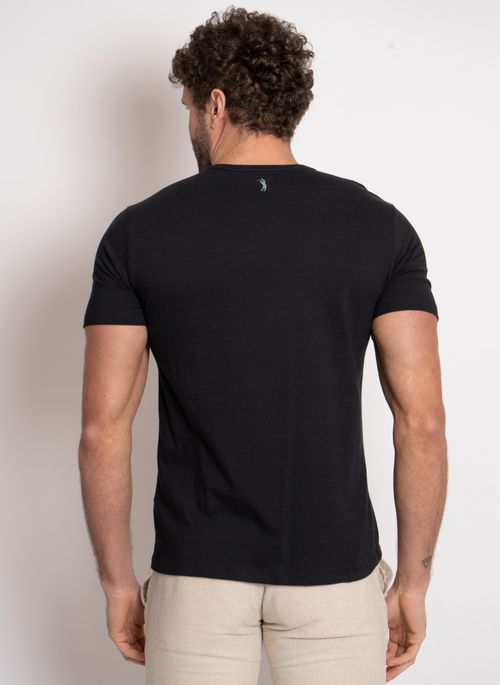 Camiseta Estampada Aleatory Sport Preta