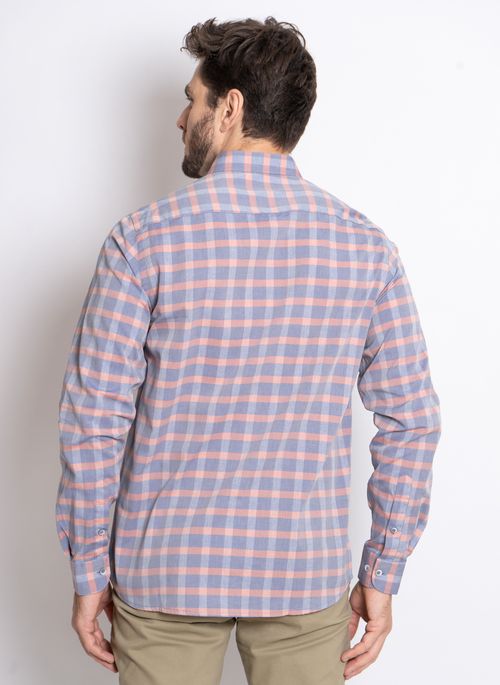 Camisa Aleatory Manga Longa Xadrez Trend