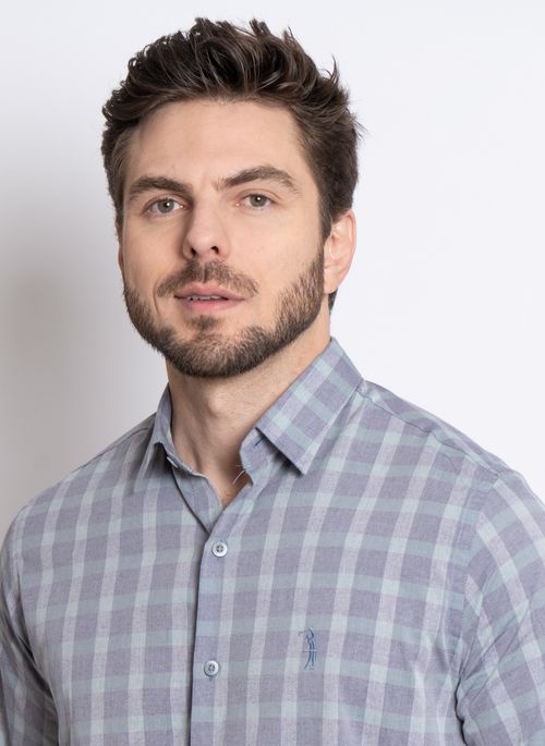 Camisa Aleatory Manga Longa Xadrez Mix