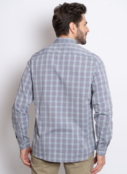 Camisa Aleatory Manga Longa Xadrez Mix