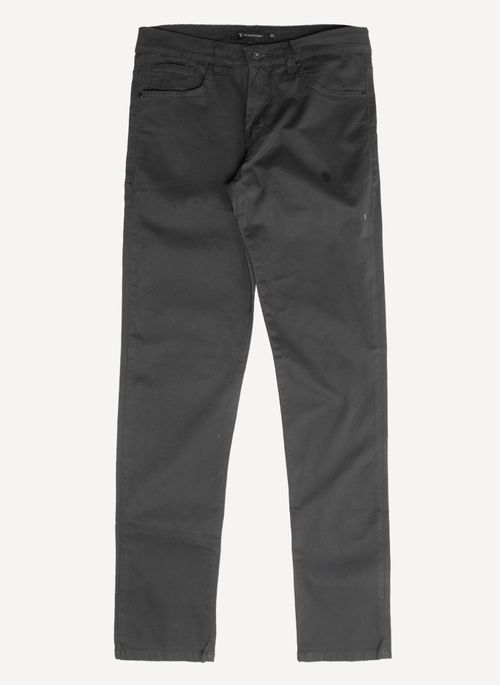 Calça Sarja Aleatory 5 Bolsos Chumbo