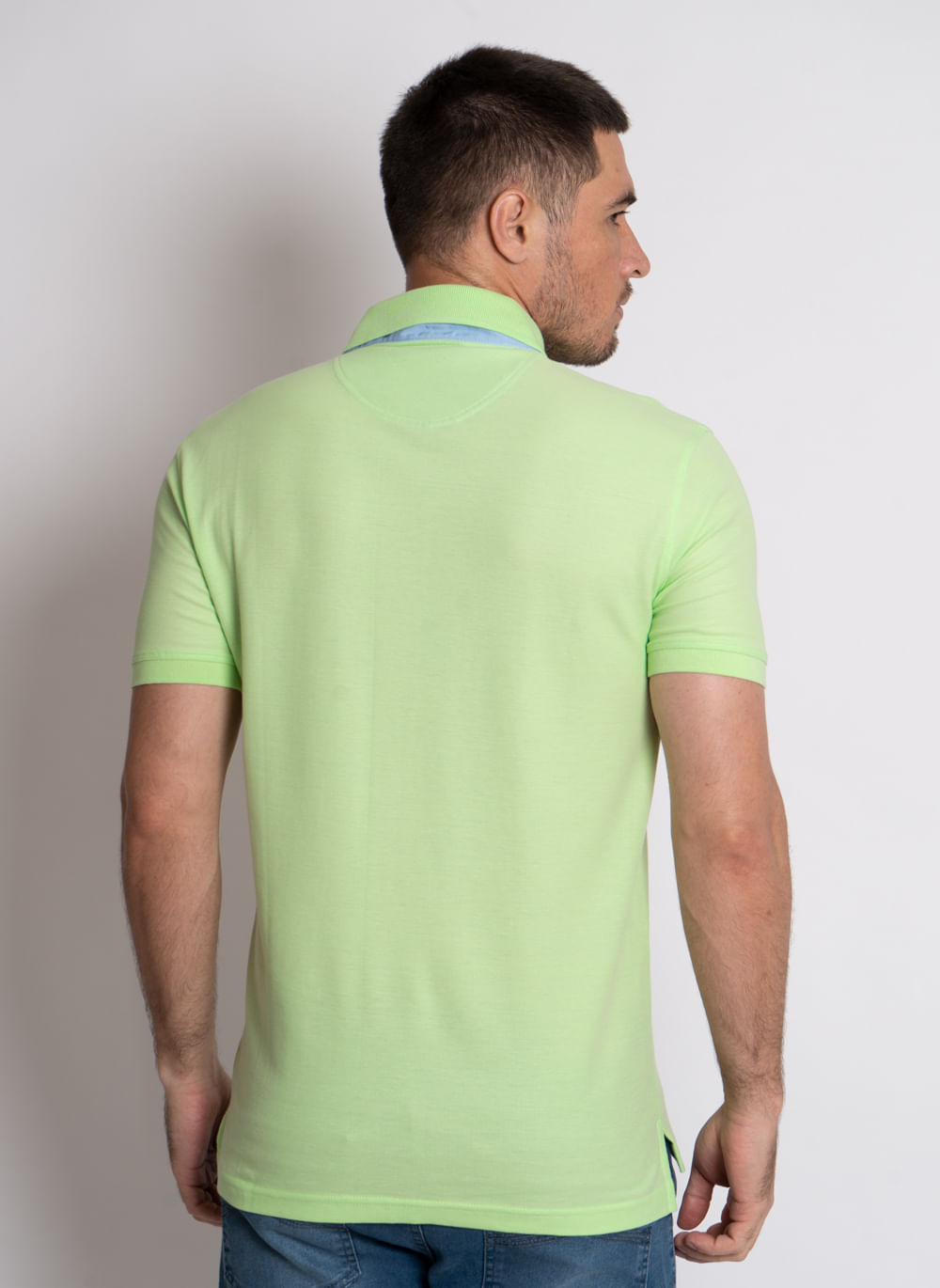 Camisa-Polo-Verde-Lisa-Aleatory-Verde-P