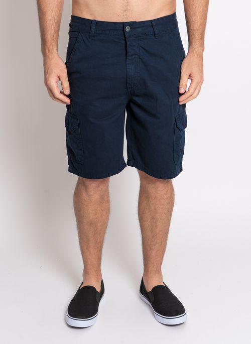 Bermuda Sarja Aleatory Go Marinho