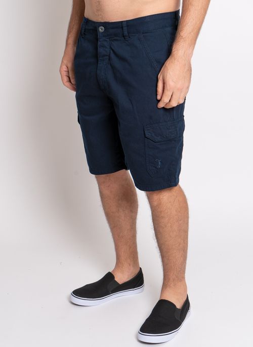 Bermuda Sarja Aleatory Go Marinho