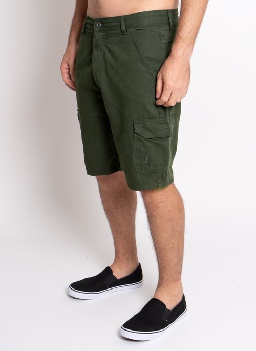 Bermuda Sarja Aleatory Go Verde Musgo