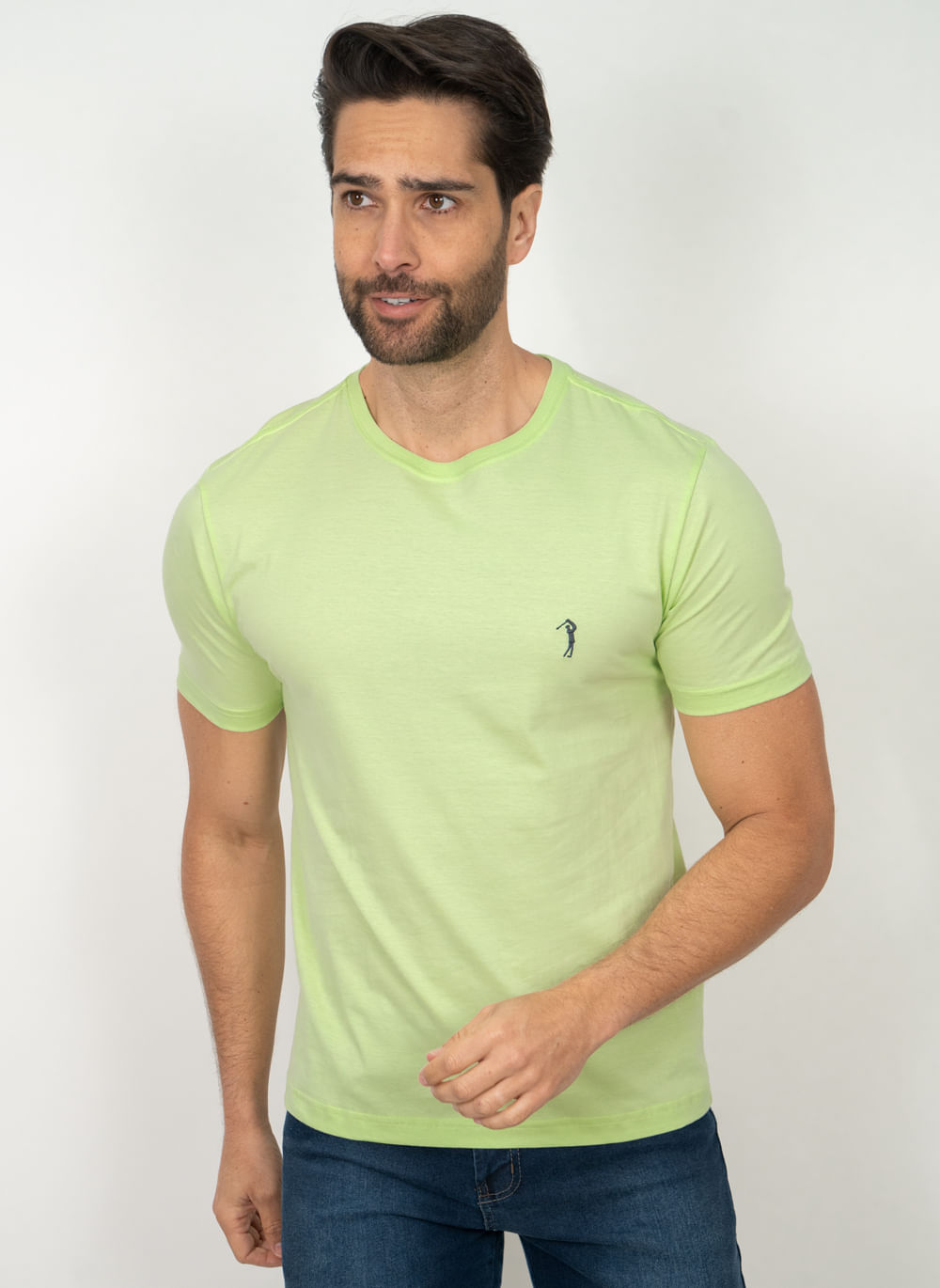 Camiseta-Basica-Aleatory-Fit-Verde-Verde-P