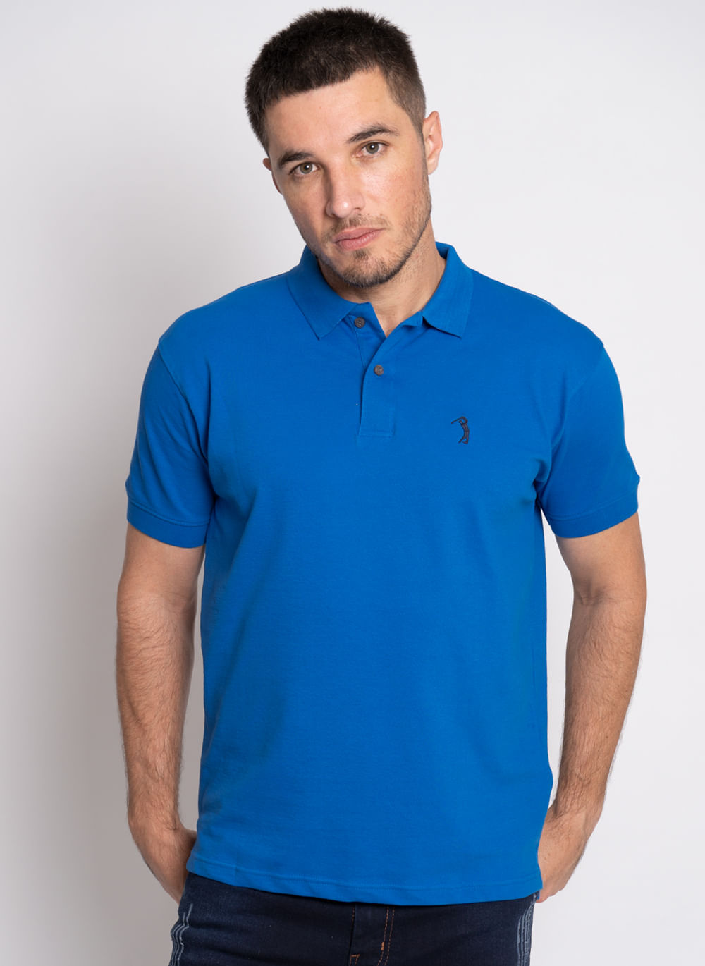 Camisa-Polo-Aleatory-Piquet-Azul-Azul-P