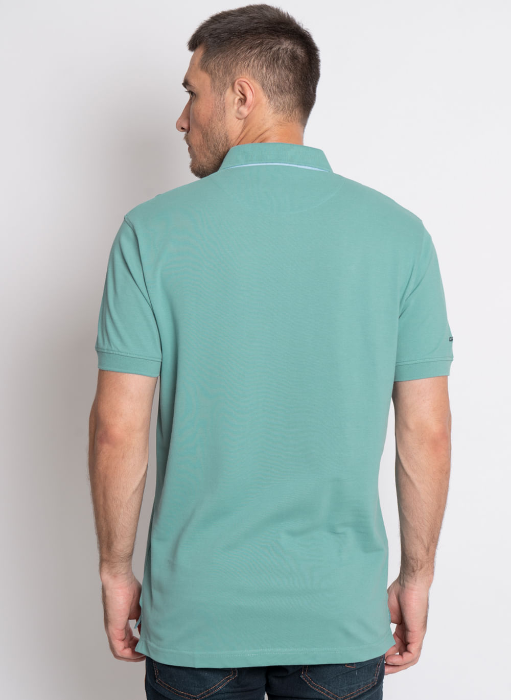 Camisa-Polo-Verde-Agua-Lisa-Aleatory-Verde-Agua-P