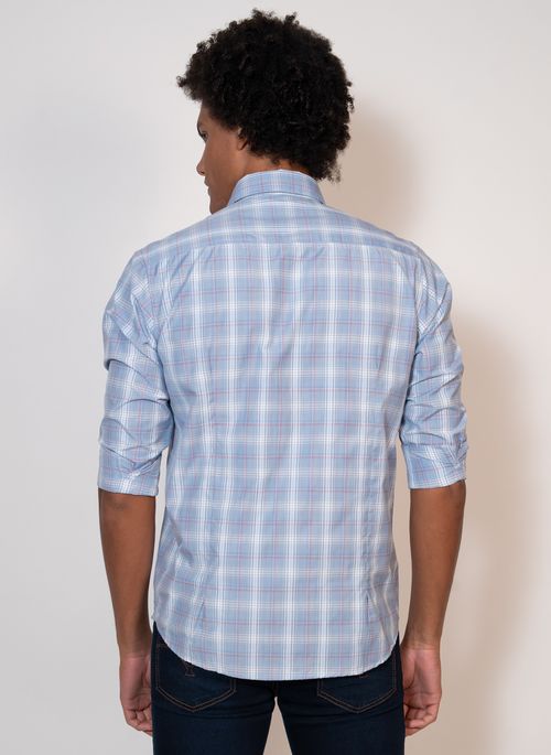 Camisa Aleatory Xadrez Manga Longa Hype