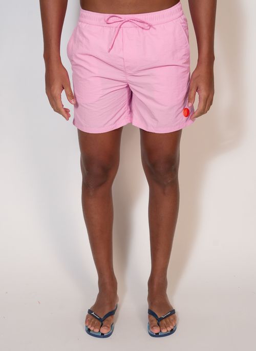 Shorts Praia Aleatory Taslon Fun Rosa