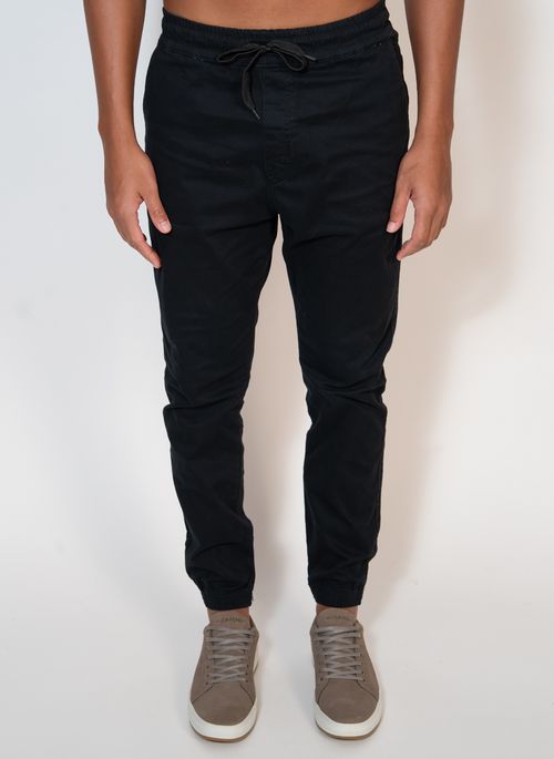 Calça Sarja Jogger Aleatory Preta