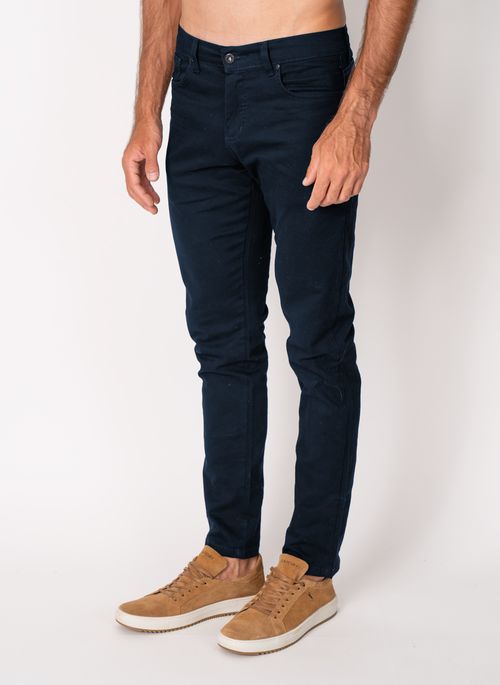 Calça Sarja Aleatory 5 Bolsos Marinho