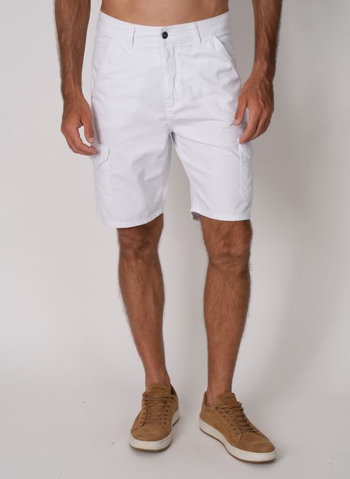 Bermuda Sarja Aleatory Go Branca