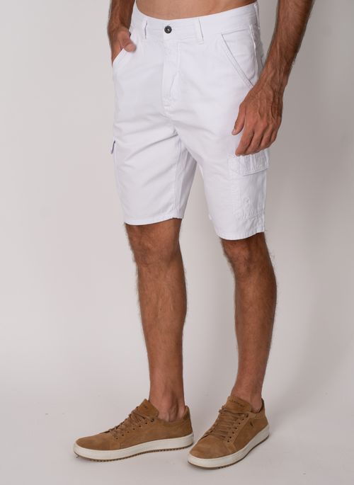 Bermuda Sarja Aleatory Go Branca