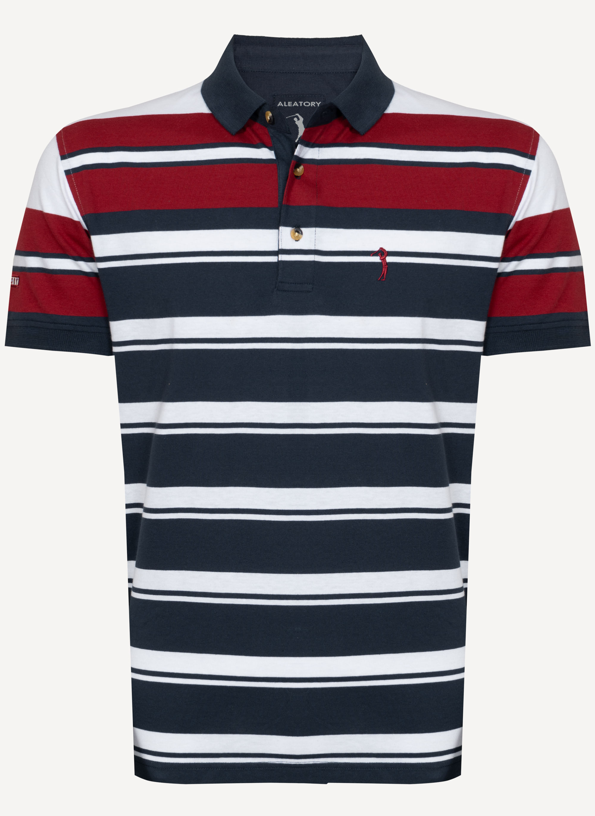 Camisa-Polo-Aleatory-Listrada-Legend-Vermelha-Vermelho-P