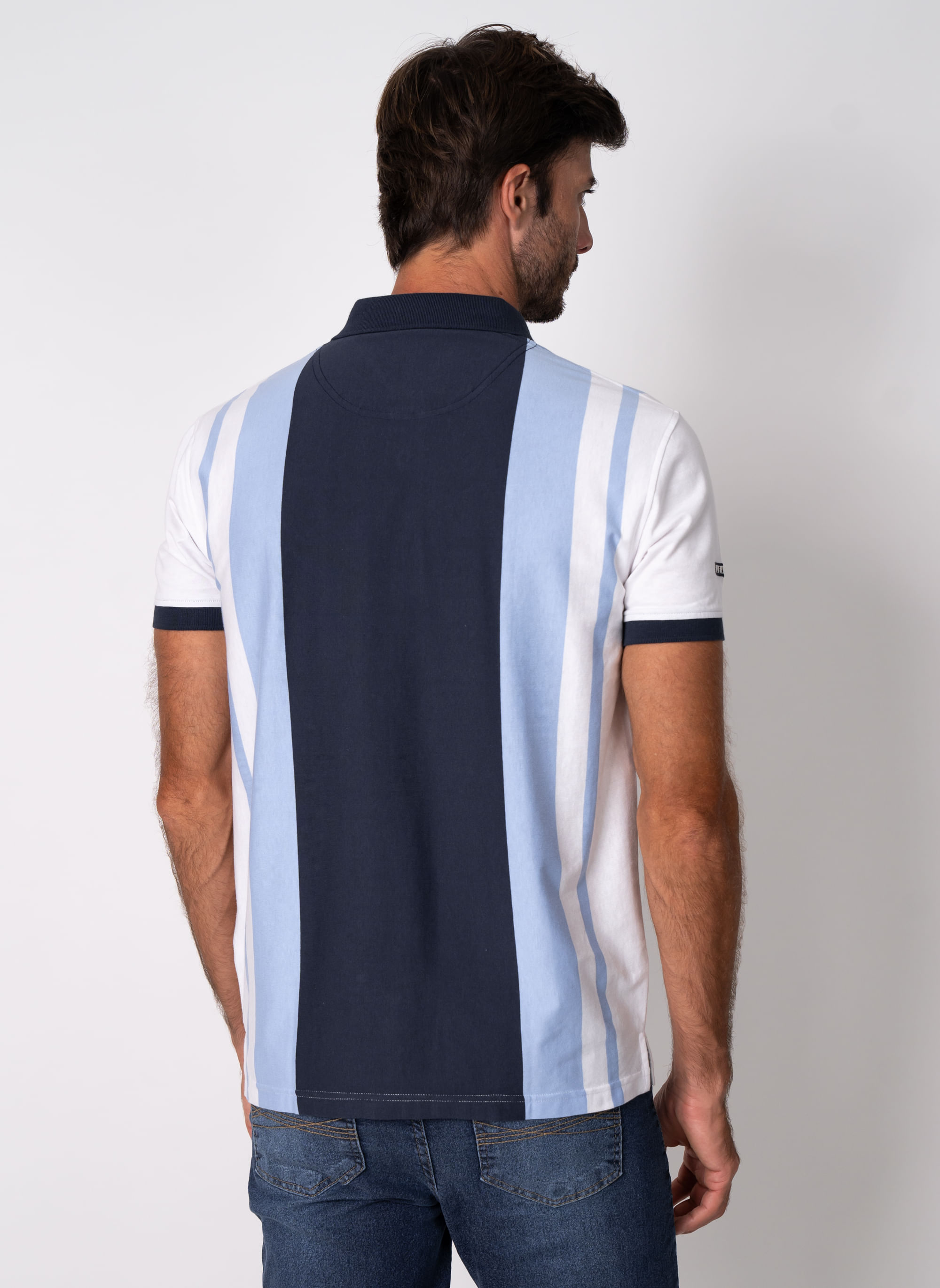 Camisa-Polo-Aleatory-Listrada-Solid-Marinho-Azul-Marinho-GG