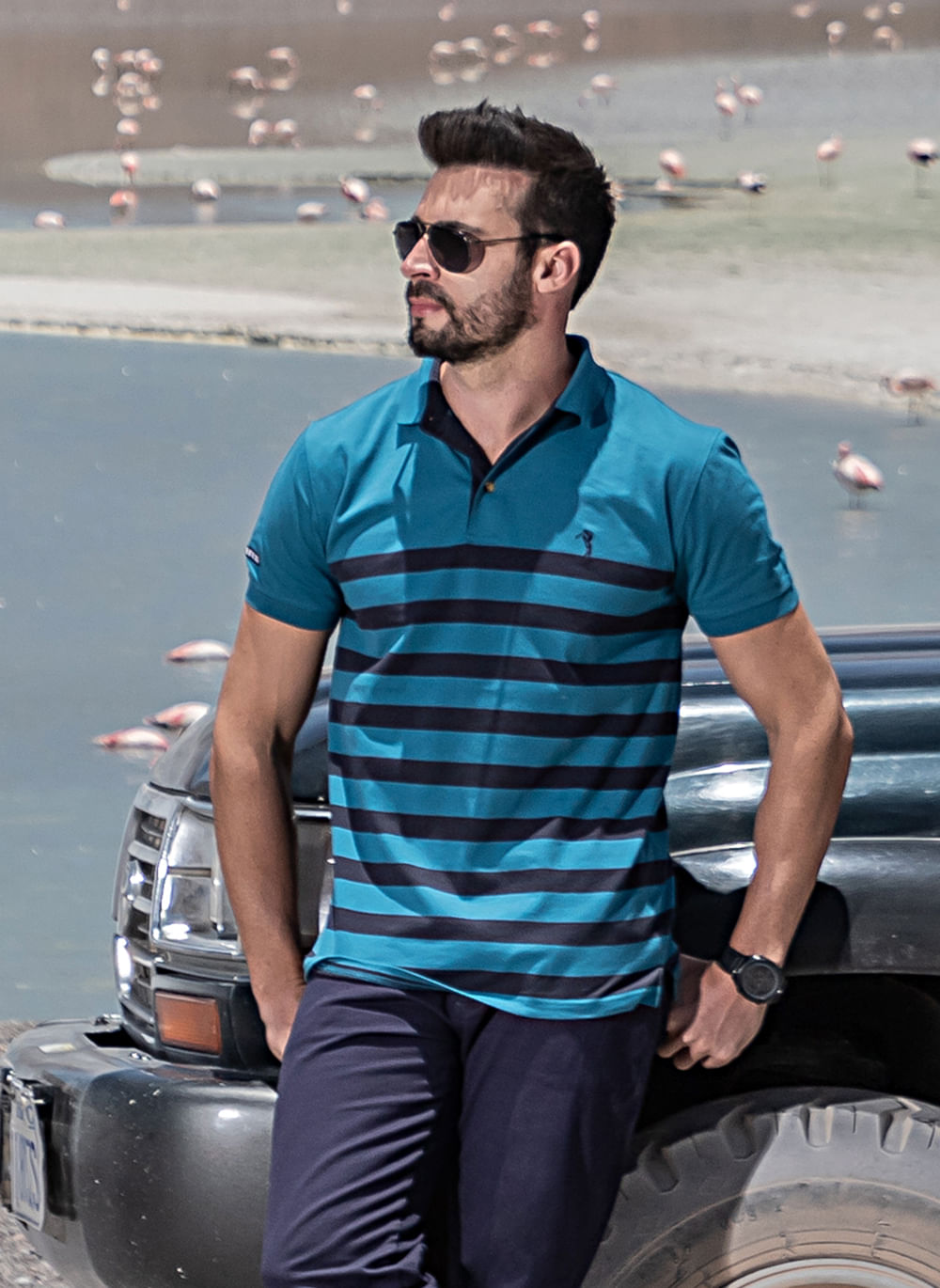 Camisa-Polo-Aleatory-Listrada-Full-Azul-Azul-P