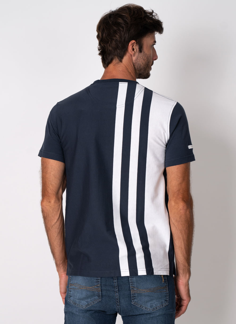 Camiseta-Aleatory-Listrada-Fox-Marinho-Azul-Marinho-P