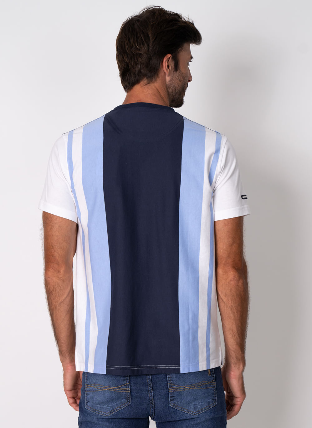 Camiseta-Aleatory-Listrada-Solid-Marinho-Azul-Marinho-P